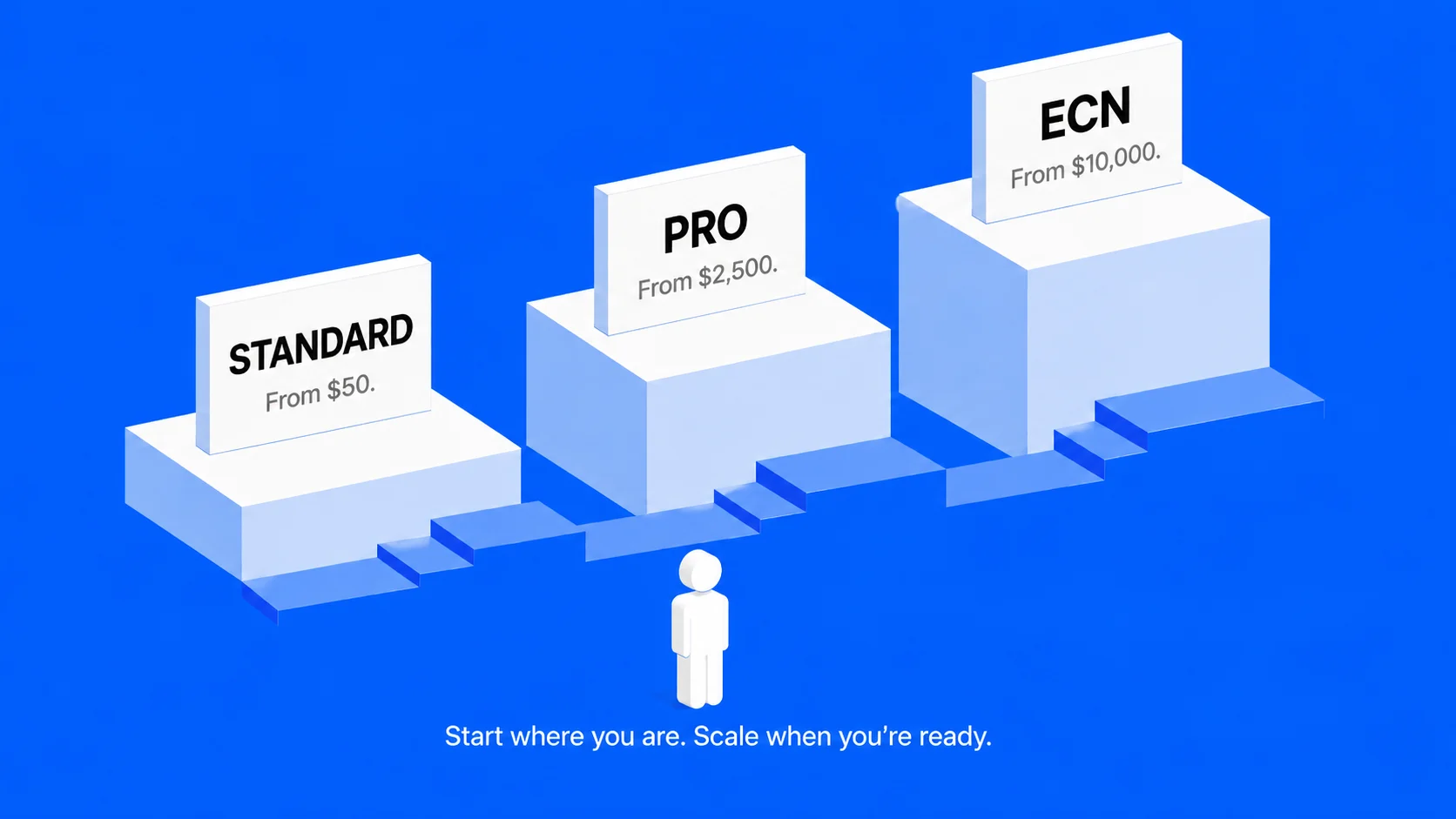 Step 2 – Choose Your Trading Account (Standard, Pro, or ECN) 